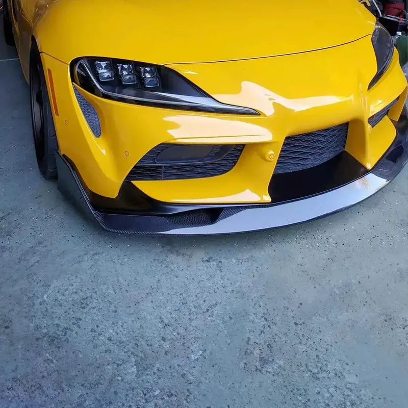 Carbon Front Bumper Lip Splitter for Toyota Supra A90 A91 2020 2021 2022 2023