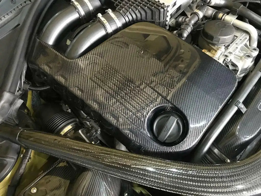 Carbon Fiber Engine Hood Cover Bonnet Cover Trim for BMW F80 M3 F82 F83 M4 2014 - 2019